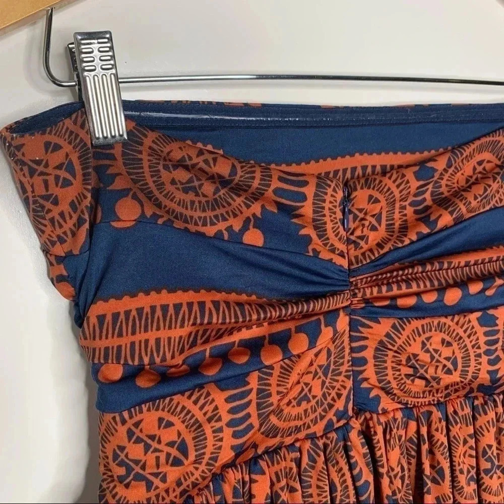 Anthropologie Girls From Savoy Oxidized Medallions Strapless Tulle Dress Size XS - Picture 10 of 12